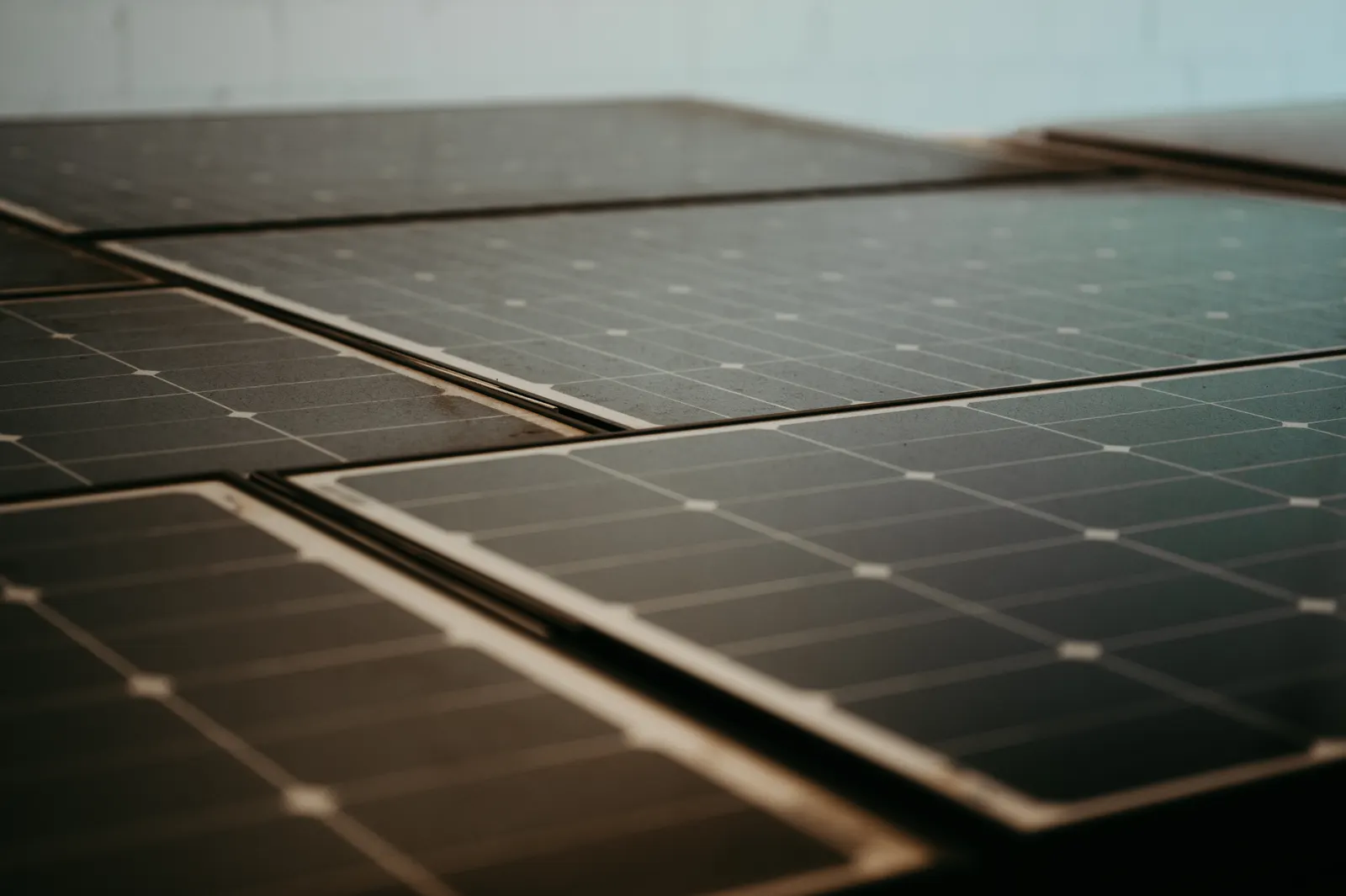 Solarpanel Detail auf Camper